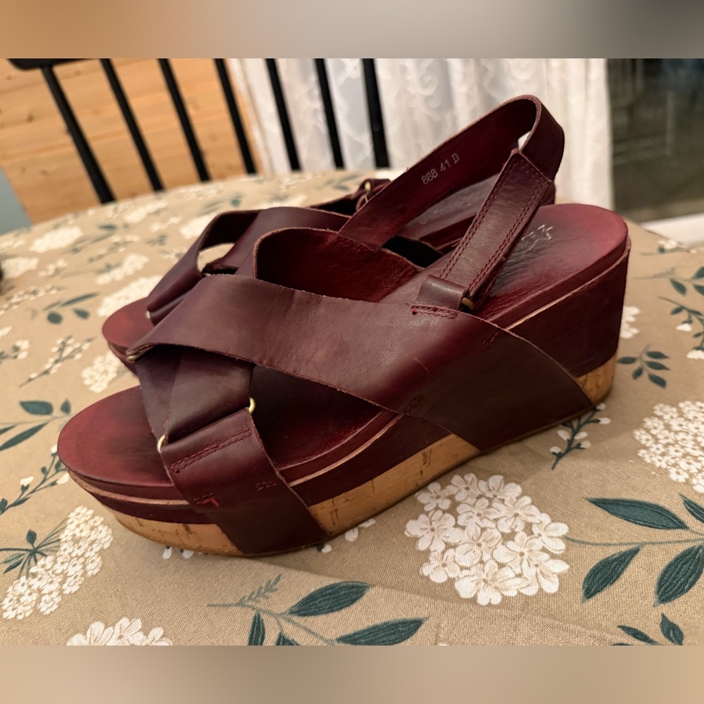 Antelope Platform Slingback Sandals size 41 women’s 10 - Picture 2 of 8